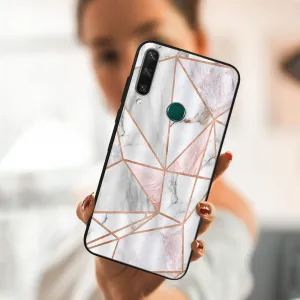 MY ART Ochranný obal Huawei Y6p PINK MARBLE (143)