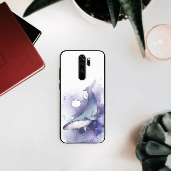 MY ART Silikónový obal Xiaomi Redmi Note 8 Pro WHALE (032)