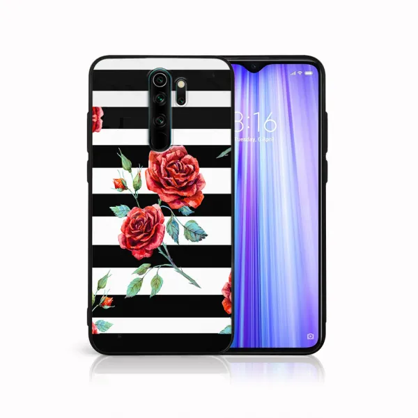 MY ART Silikónový obal Xiaomi Redmi Note 8 Pro BLACK AND WHITE (034)
