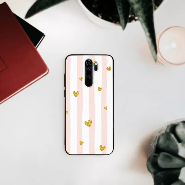 MY ART Silikónový obal Xiaomi Redmi Note 8 Pro HEARTS (006)