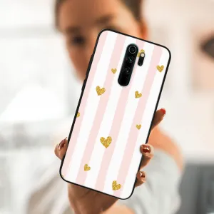 MY ART Silikónový obal Xiaomi Redmi Note 8 Pro HEARTS (006)