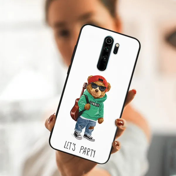 MY ART Silikónový obal Xiaomi Redmi Note 8 Pro BEAR (008)