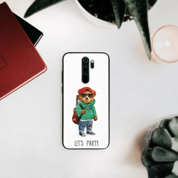 MY ART Silikónový obal Xiaomi Redmi Note 8 Pro BEAR (008)