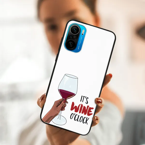 MY ART Silikónový obal Xiaomi Poco F3 WINE (007)