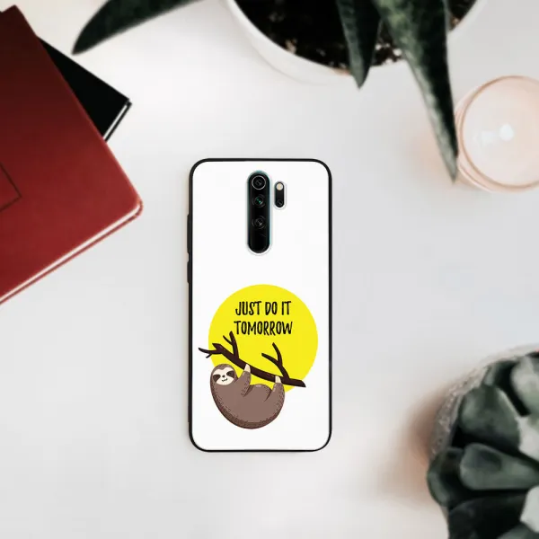 MY ART Silikónový obal Xiaomi Redmi Note 8 Pro SLOTH (010)
