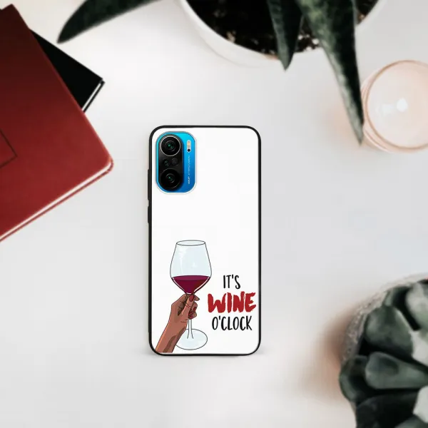MY ART Silikónový obal Xiaomi Poco F3 WINE (007)