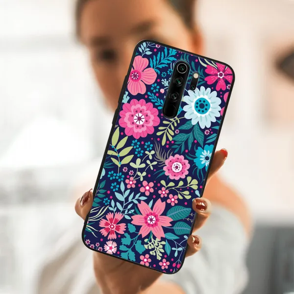 MY ART Silikónový obal Xiaomi Redmi Note 8 Pro FLORA (038)