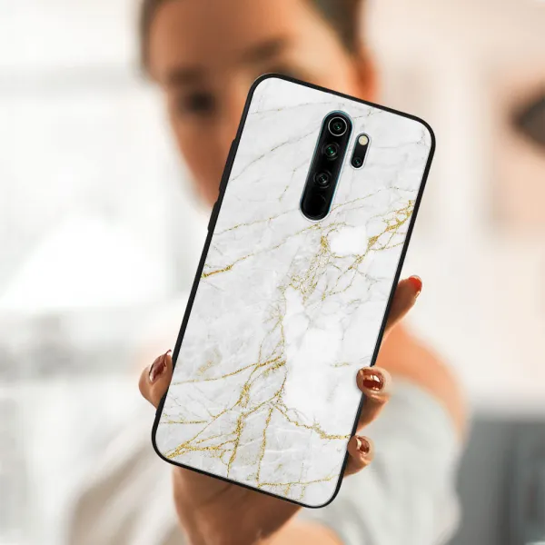MY ART Silikónový obal Xiaomi Redmi Note 8 Pro WHITE STONE (011)