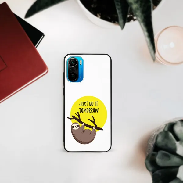 MY ART Silikónový obal Xiaomi Poco F3 SLOTH (010)