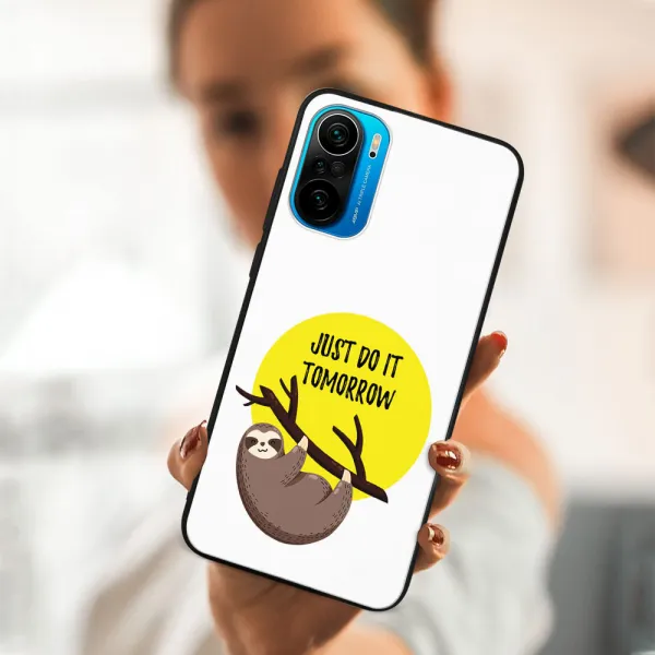 MY ART Silikónový obal Xiaomi Poco F3 SLOTH (010)