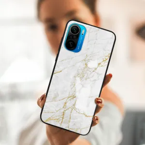 MY ART Silikónový obal Xiaomi Poco F3 WHITE STONE (011)