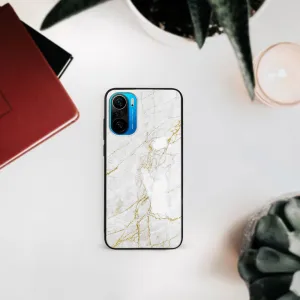 MY ART Silikónový obal Xiaomi Poco F3 WHITE STONE (011)