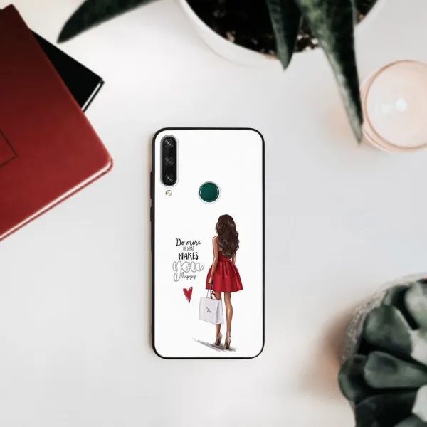 MY ART Ochranný obal Huawei Y6p RED DRESS (137)