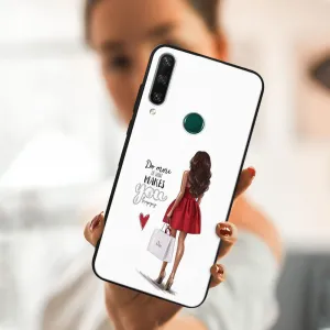 MY ART Ochranný obal Huawei Y6p RED DRESS (137)