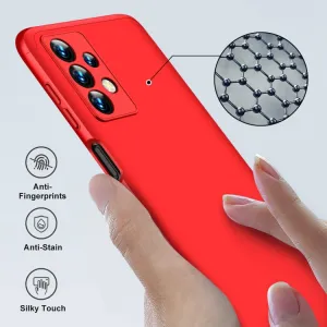 360° Ochranný kryt Samsung Galaxy A23 / A23 5G červený