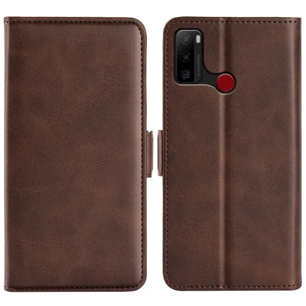 SIDE Peňaženkové puzdro Ulefone Note 10 tmavohnedé