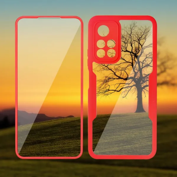 DUAL Obojstranný kryt s fóliou Xiaomi Poco M4 Pro 5G / Redmi Note 11S 5G modrý
