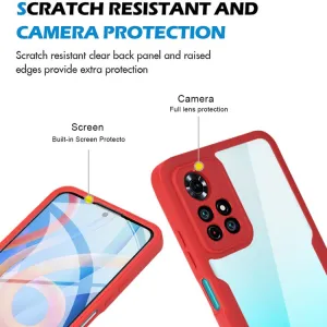 DUAL Obojstranný kryt s fóliou Xiaomi Poco M4 Pro 5G / Redmi Note 11S 5G modrý