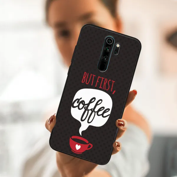 MY ART Silikónový obal Xiaomi Redmi Note 8 Pro COFFEE (056)