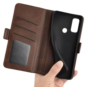SIDE Peňaženkové puzdro Ulefone Note 10 tmavohnedé