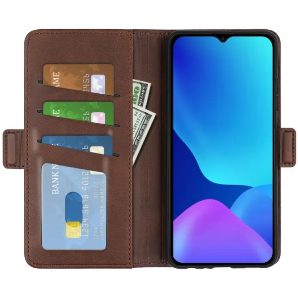 SIDE Peňaženkové puzdro Ulefone Note 10 tmavohnedé