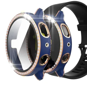 DIAMOND Plastový kryt s ochranným sklom Samsung Galaxy Watch Active 2 40mm tmavomodrý
