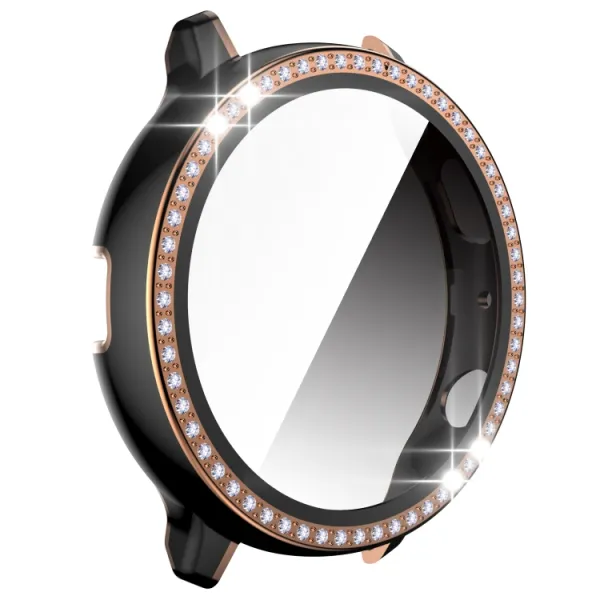 DIAMOND Plastový kryt s ochranným sklom Samsung Galaxy Watch Active 2 44mm čierny