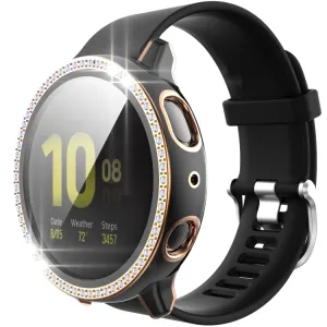 DIAMOND Plastový kryt s ochranným sklom Samsung Galaxy Watch Active 2 44mm čierny