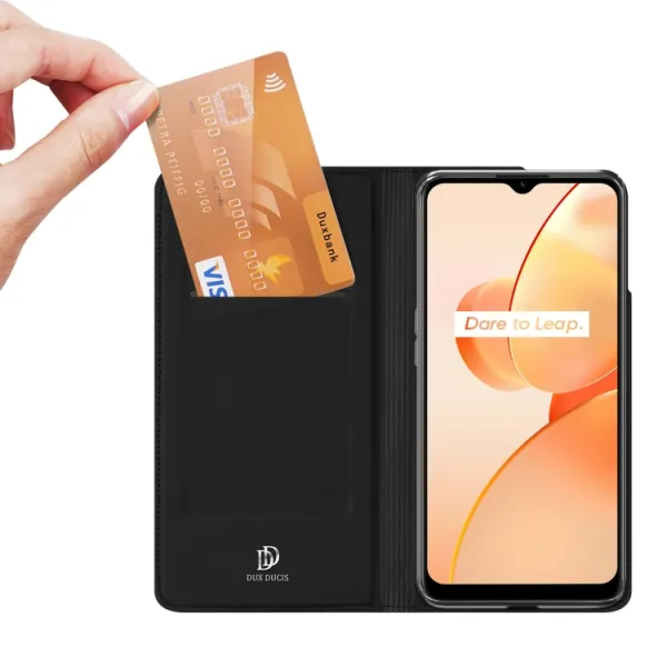 DUX Peňaženkový kryt Vivo Y76 5G čierny