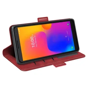 SIDE Peňaženkové puzdro Alcatel 1B 2022 červené