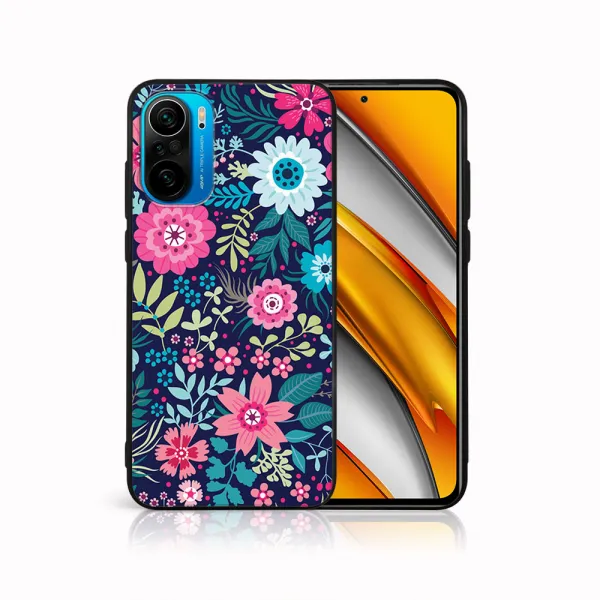 MY ART Silikónový obal Xiaomi Poco F3 FLORA (038)