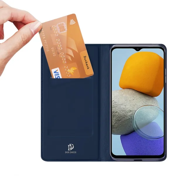 DUX Peňaženkový kryt Samsung Galaxy M23 5G modrý