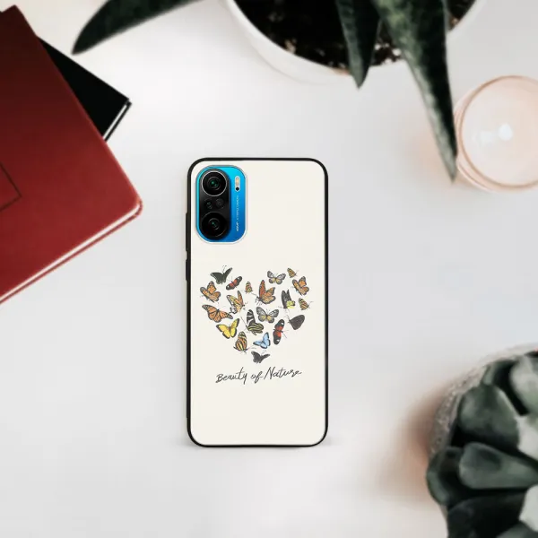MY ART Silikónový obal Xiaomi Poco F3 BUTTERFLIES (026)