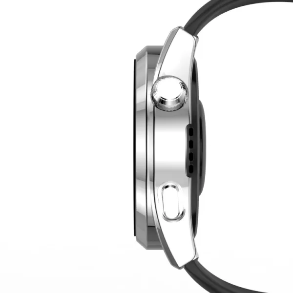 Plastový kryt s ochranným sklom pre Huawei Watch 3 Pro priehľadný