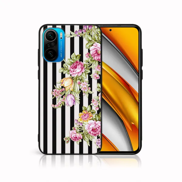 MY ART Silikónový obal Xiaomi Poco F3 STRIPS (176)