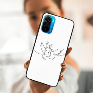 MY ART Silikónový obal Xiaomi Poco F3 DOVE (031)