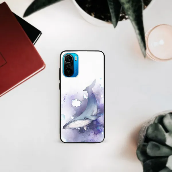 MY ART Silikónový obal Xiaomi Poco F3 WHALE (032)