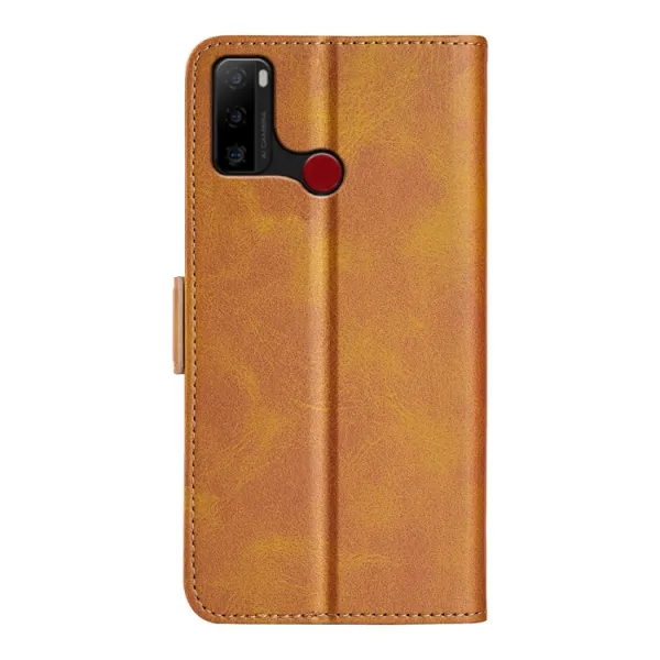SIDE Peňaženkové puzdro Ulefone Note 10 svetlohnedé