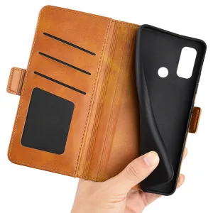 SIDE Peňaženkové puzdro Ulefone Note 10 svetlohnedé