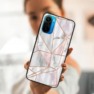 MY ART Silikónový obal Xiaomi Poco F3 PINK MARBLE (143)