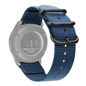 NYLON Univerzálny remienok na hodinky - šírka 20mm modrý