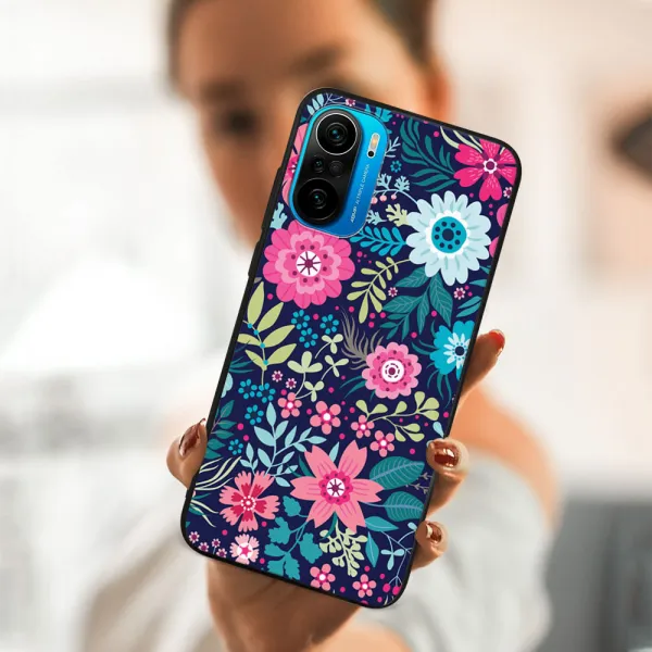 MY ART Silikónový obal Xiaomi Poco F3 FLORA (038)