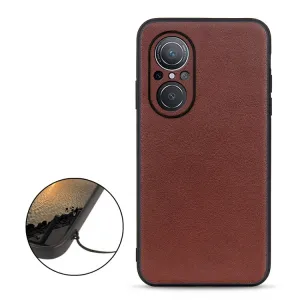 LEATHER Ochranný kryt Huawei Nova 9 SE hnedý