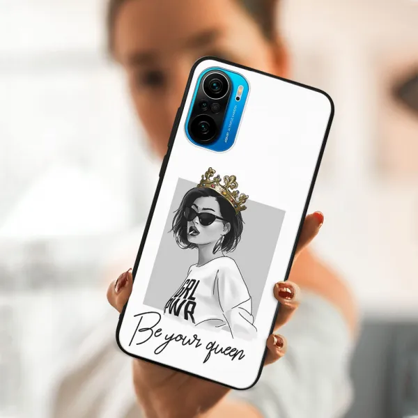 MY ART Silikónový obal Xiaomi Poco F3 QUEEN (139)