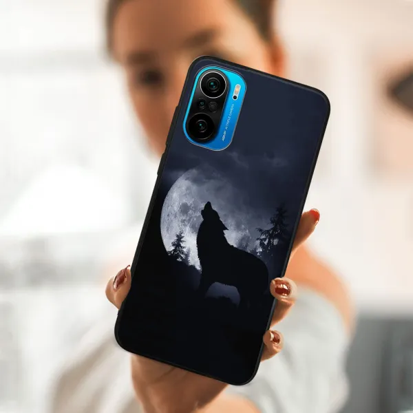 MY ART Silikónový obal Xiaomi Poco F3 WOLF (247)