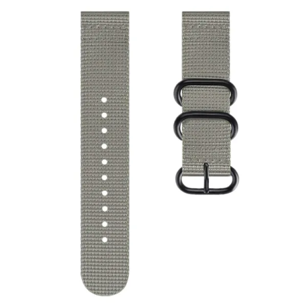 NYLON Univerzálny remienok na hodinky - šírka 22mm šedý
