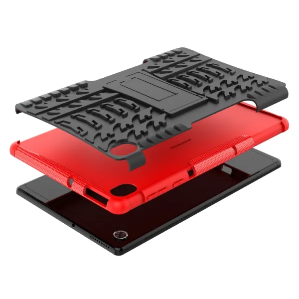 STAND Extra odolný obal Lenovo Tab K10 červený