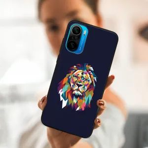 MY ART Silikónový obal Xiaomi Poco F3 LION (246)