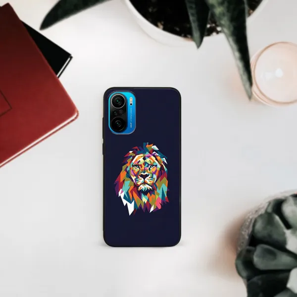 MY ART Silikónový obal Xiaomi Poco F3 LION (246)
