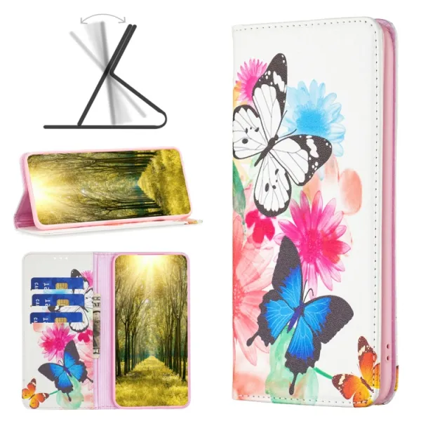 ART Peňaženkový kryt Xiaomi Poco M4 Pro 5G / Redmi Note 11S 5G BUTTERFLIES